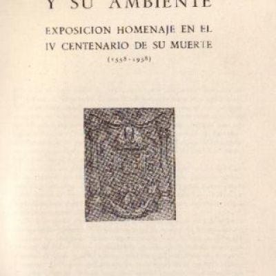 Catálogo de la exposición Carlos V y su ambiente en 1958